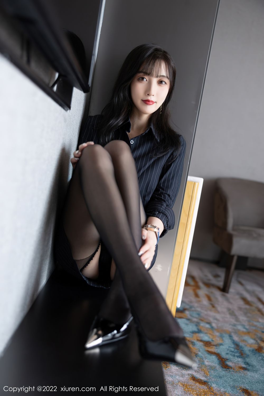 《秀人网 林星阑(Lin Xing Lan) 黑丝写真 No.5346》第12张,模特林星阑(Lin Xing Lan),秀人网,黑丝主题,全套87张
