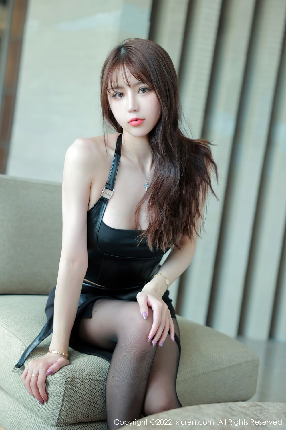 《秀人网 tina_甜仔 黑丝写真 No.5441》第10张,模特tina_甜仔,秀人网,黑丝主题,全套51张