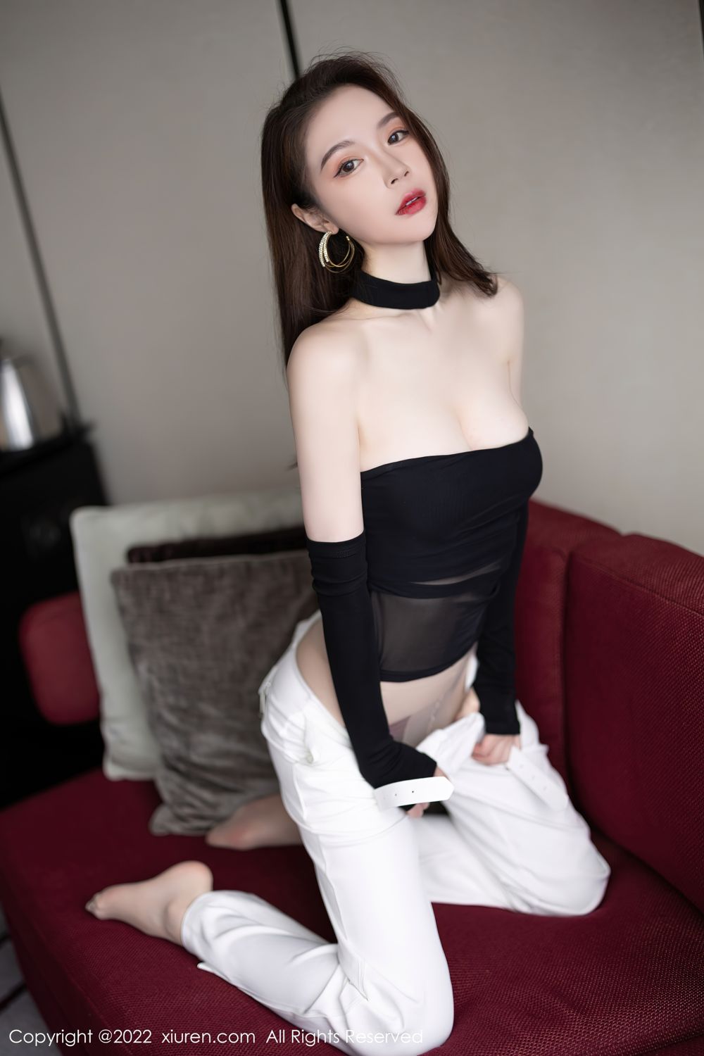 《秀人网 梦心玥(Candice) 性感写真 No.5487》第36张，模特梦心玥(Candice)，秀人网，性感主题，全套77张