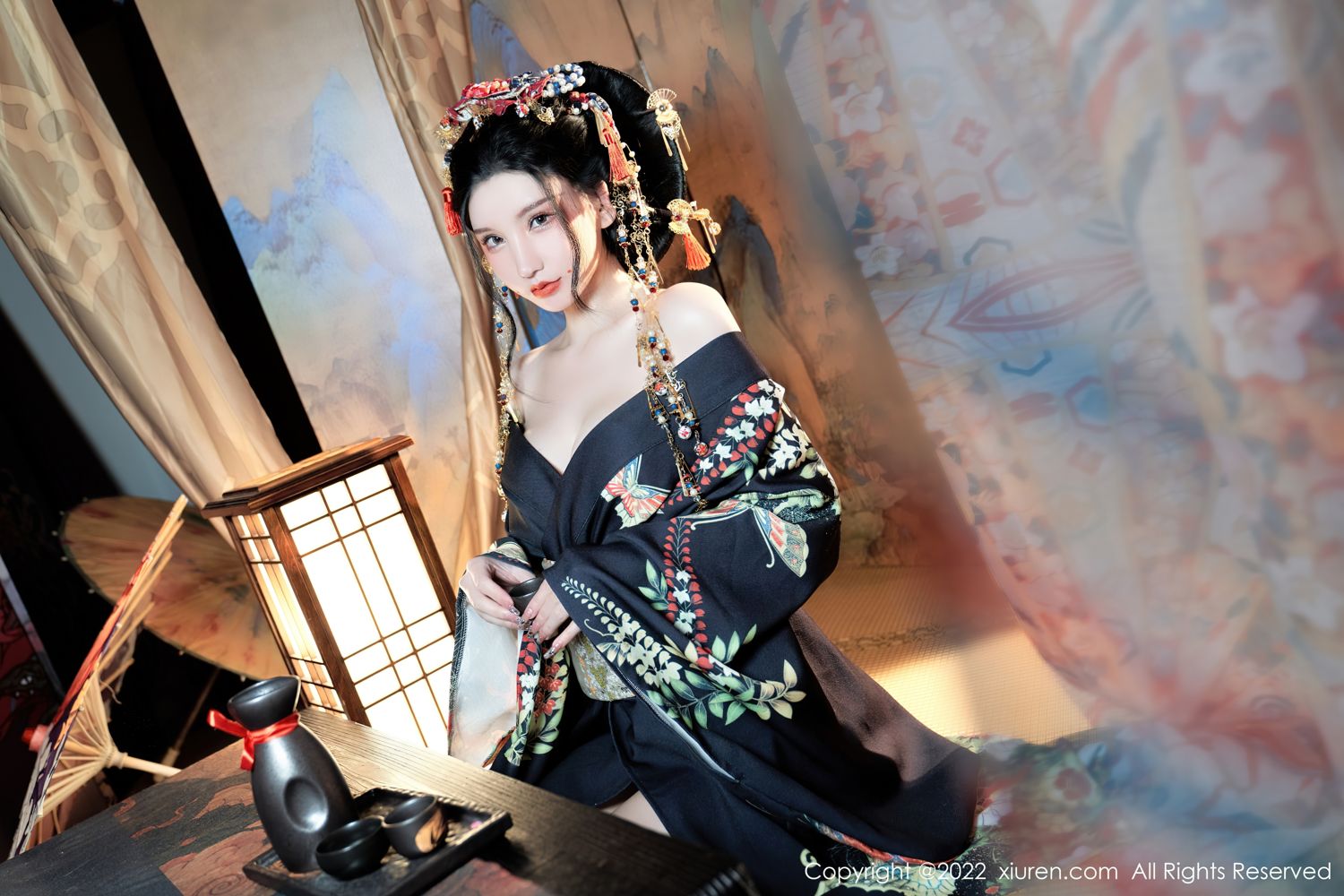 《秀人网 周于希dummy(Dummy Zhou) 和服写真 No.5537》第10张,模特周于希dummy(Dummy Zhou),秀人网,和服主题,全套67张