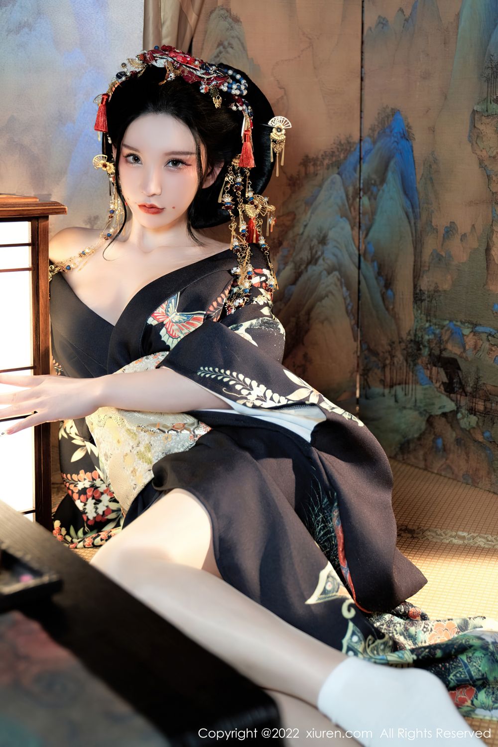 《秀人网 周于希dummy(Dummy Zhou) 和服写真 No.5537》第16张,模特周于希dummy(Dummy Zhou),秀人网,和服主题,全套67张