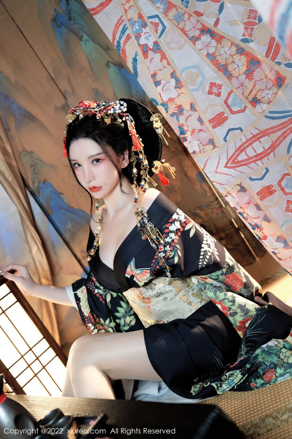 《秀人网 周于希dummy(Dummy Zhou) 和服写真 No.5537》第17张,模特周于希dummy(Dummy Zhou),秀人网,和服主题,全套67张