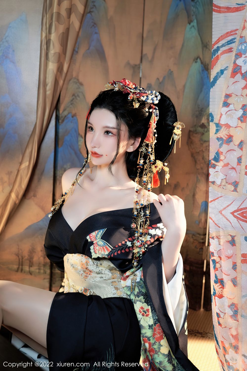 《秀人网 周于希dummy(Dummy Zhou) 和服写真 No.5537》第18张,模特周于希dummy(Dummy Zhou),秀人网,和服主题,全套67张