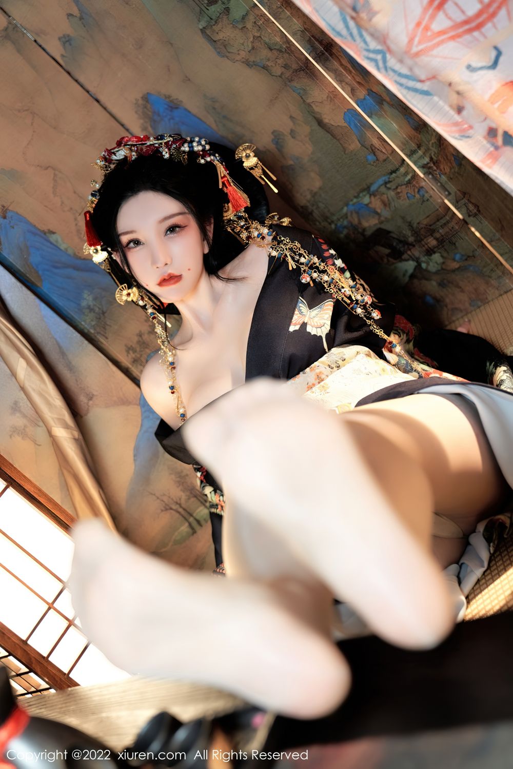 《秀人网 周于希dummy(Dummy Zhou) 和服写真 No.5537》第20张,模特周于希dummy(Dummy Zhou),秀人网,和服主题,全套67张