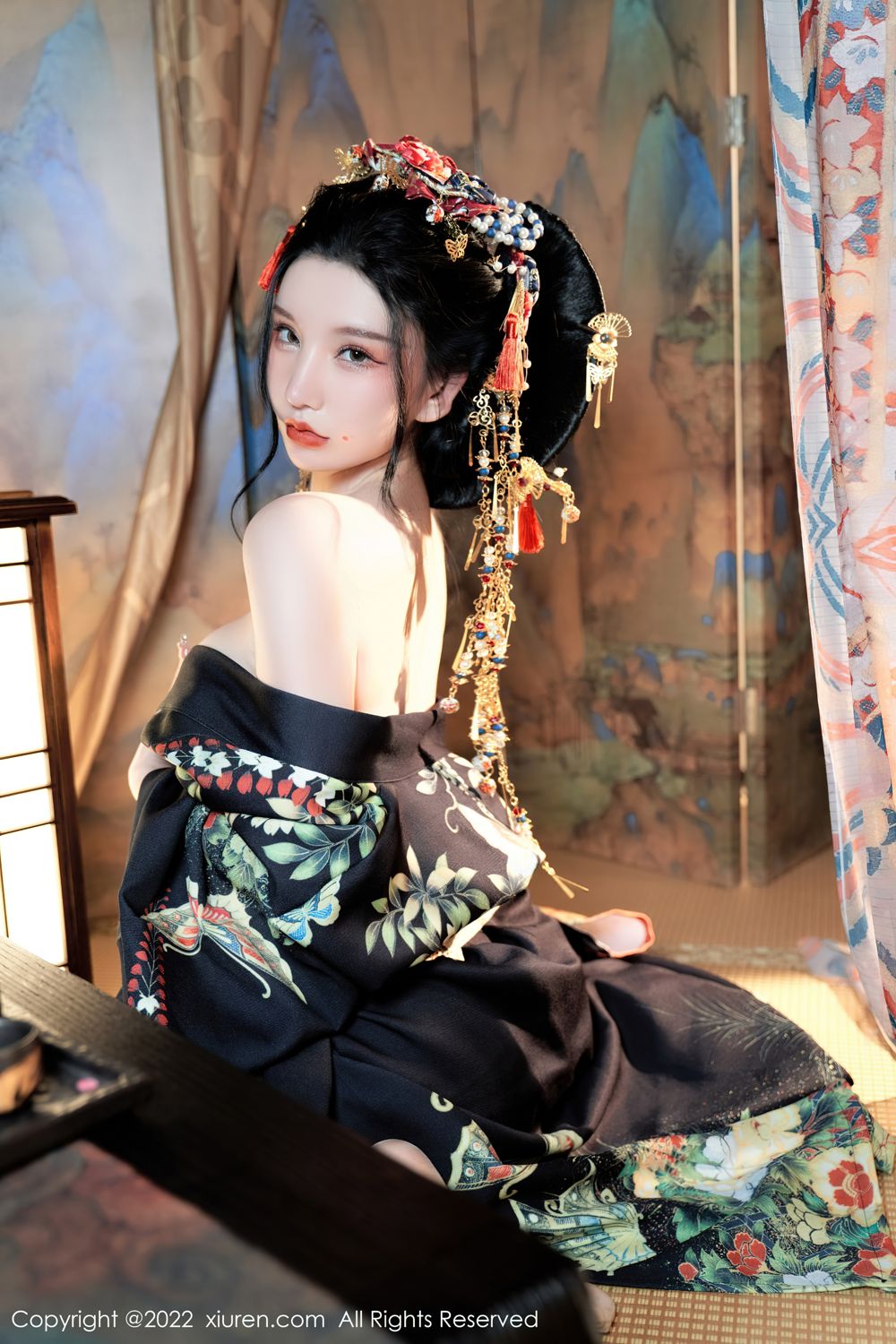 《秀人网 周于希dummy(Dummy Zhou) 和服写真 No.5537》第21张,模特周于希dummy(Dummy Zhou),秀人网,和服主题,全套67张