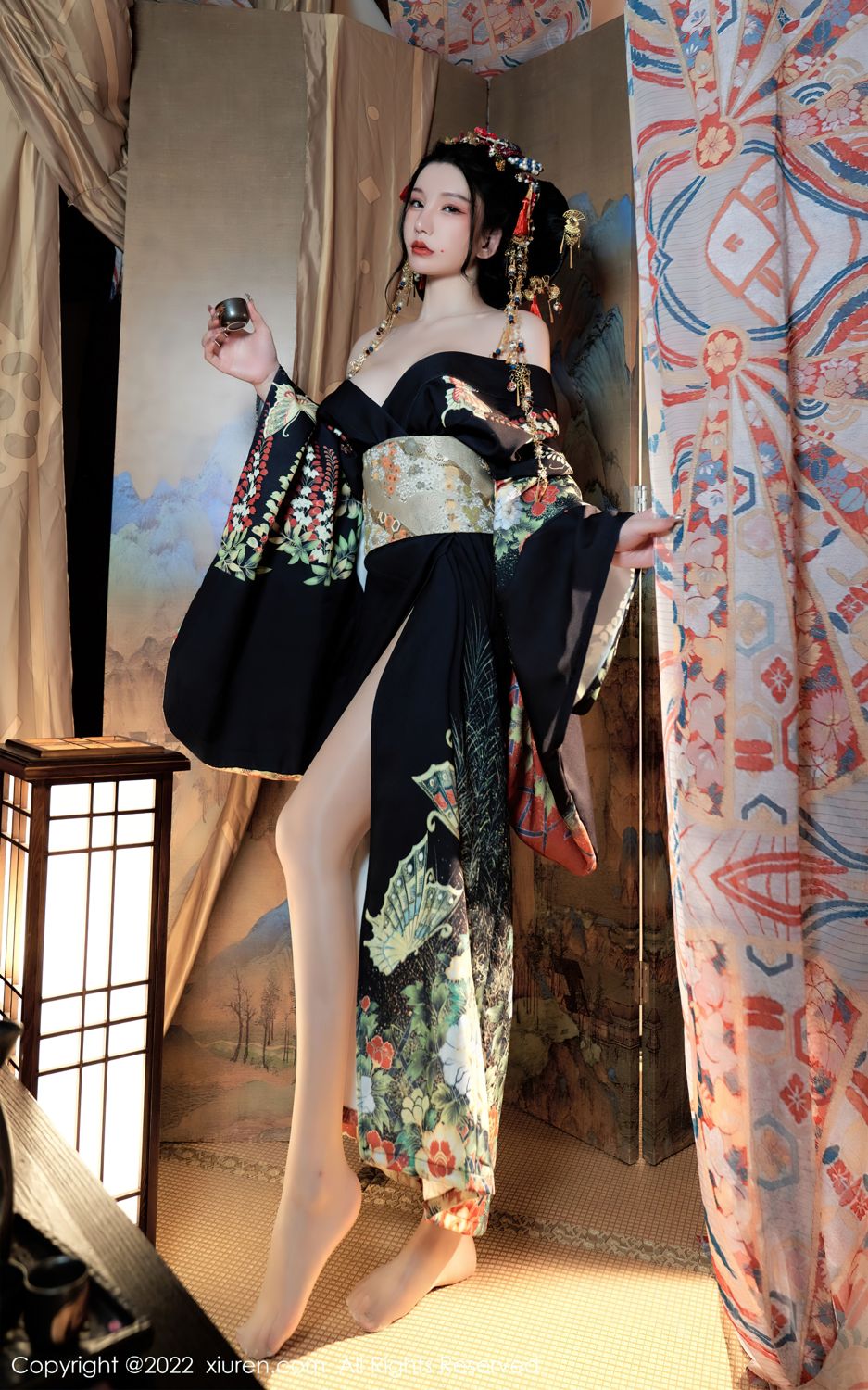 《秀人网 周于希dummy(Dummy Zhou) 和服写真 No.5537》第24张,模特周于希dummy(Dummy Zhou),秀人网,和服主题,全套67张