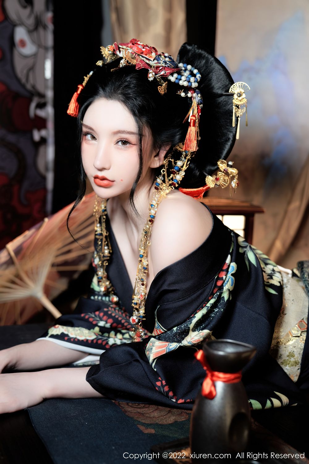 《秀人网 周于希dummy(Dummy Zhou) 和服写真 No.5537》第28张,模特周于希dummy(Dummy Zhou),秀人网,和服主题,全套67张