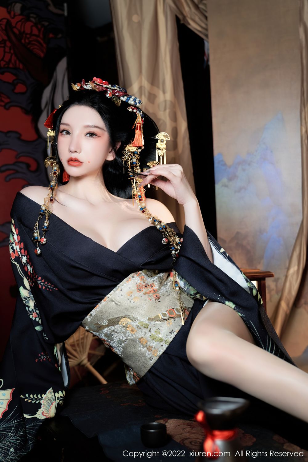 《秀人网 周于希dummy(Dummy Zhou) 和服写真 No.5537》第30张,模特周于希dummy(Dummy Zhou),秀人网,和服主题,全套67张