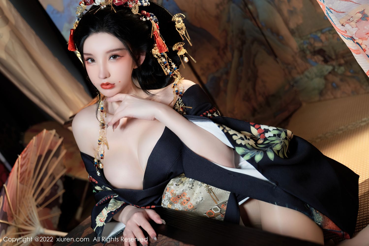 《秀人网 周于希dummy(Dummy Zhou) 和服写真 No.5537》第34张,模特周于希dummy(Dummy Zhou),秀人网,和服主题,全套67张