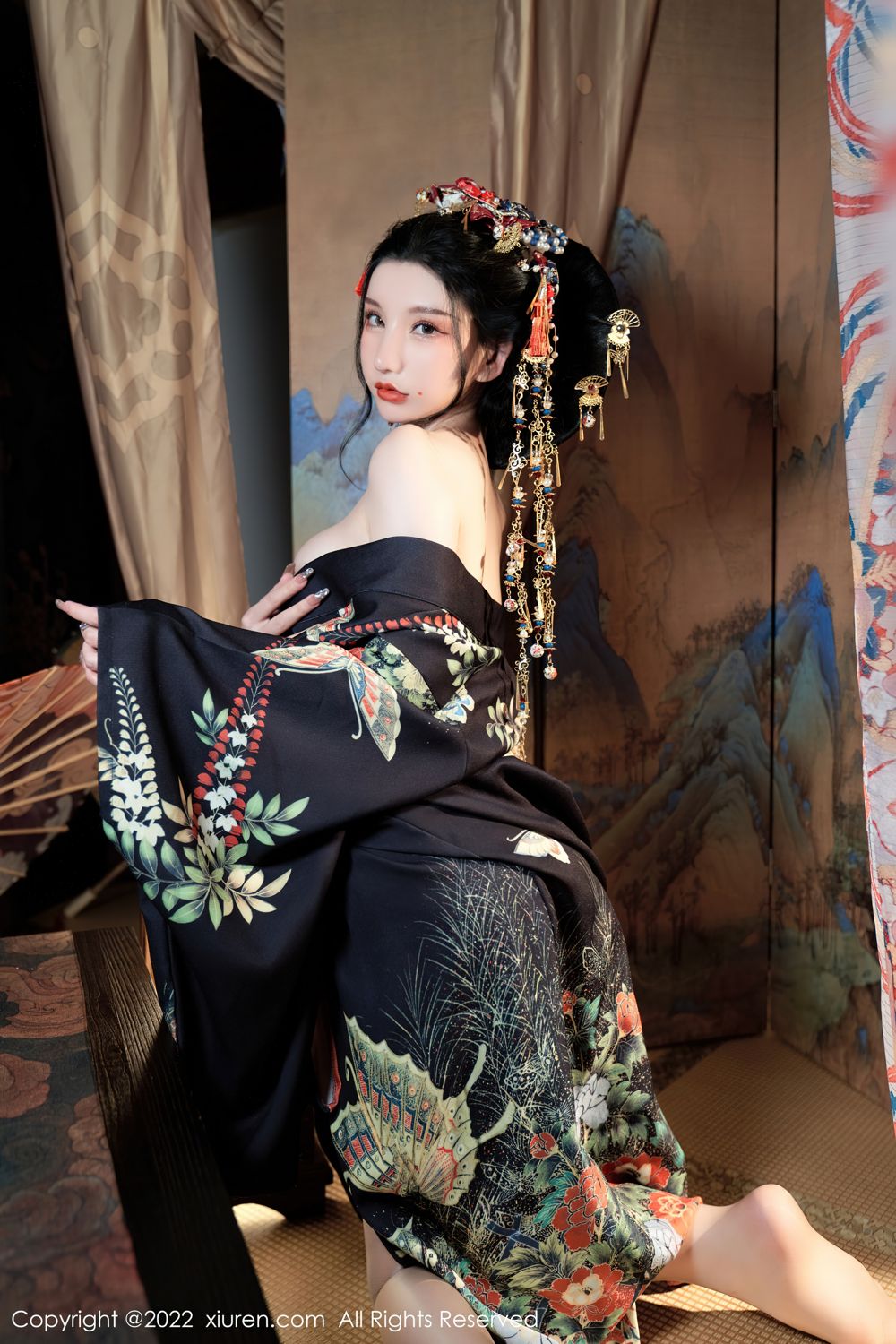 《秀人网 周于希dummy(Dummy Zhou) 和服写真 No.5537》第36张,模特周于希dummy(Dummy Zhou),秀人网,和服主题,全套67张