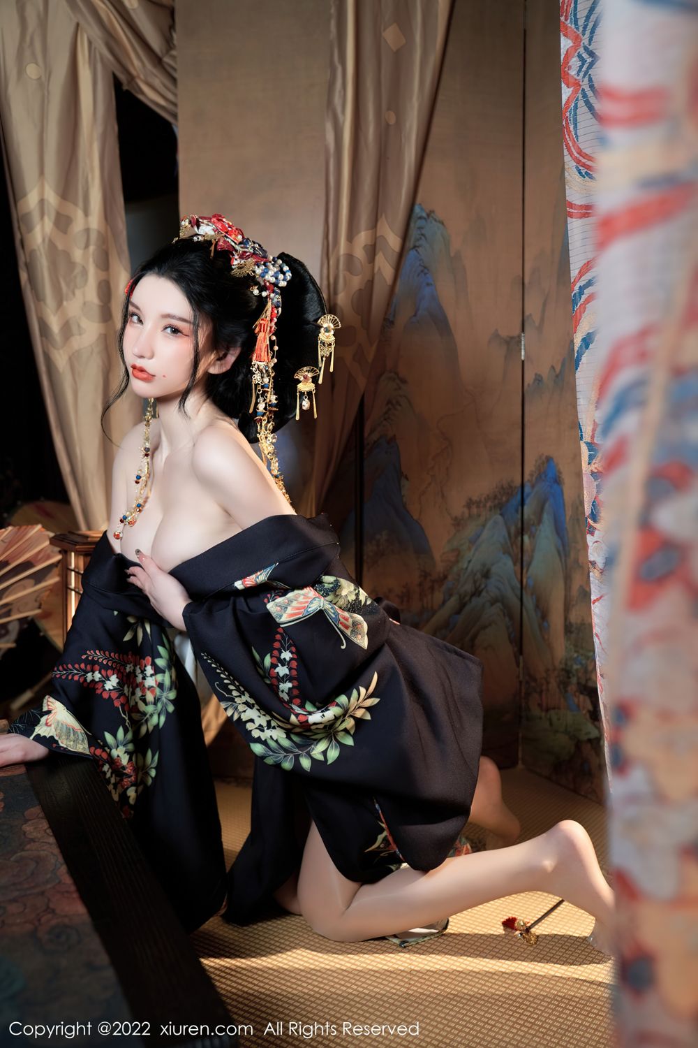 《秀人网 周于希dummy(Dummy Zhou) 和服写真 No.5537》第41张,模特周于希dummy(Dummy Zhou),秀人网,和服主题,全套67张