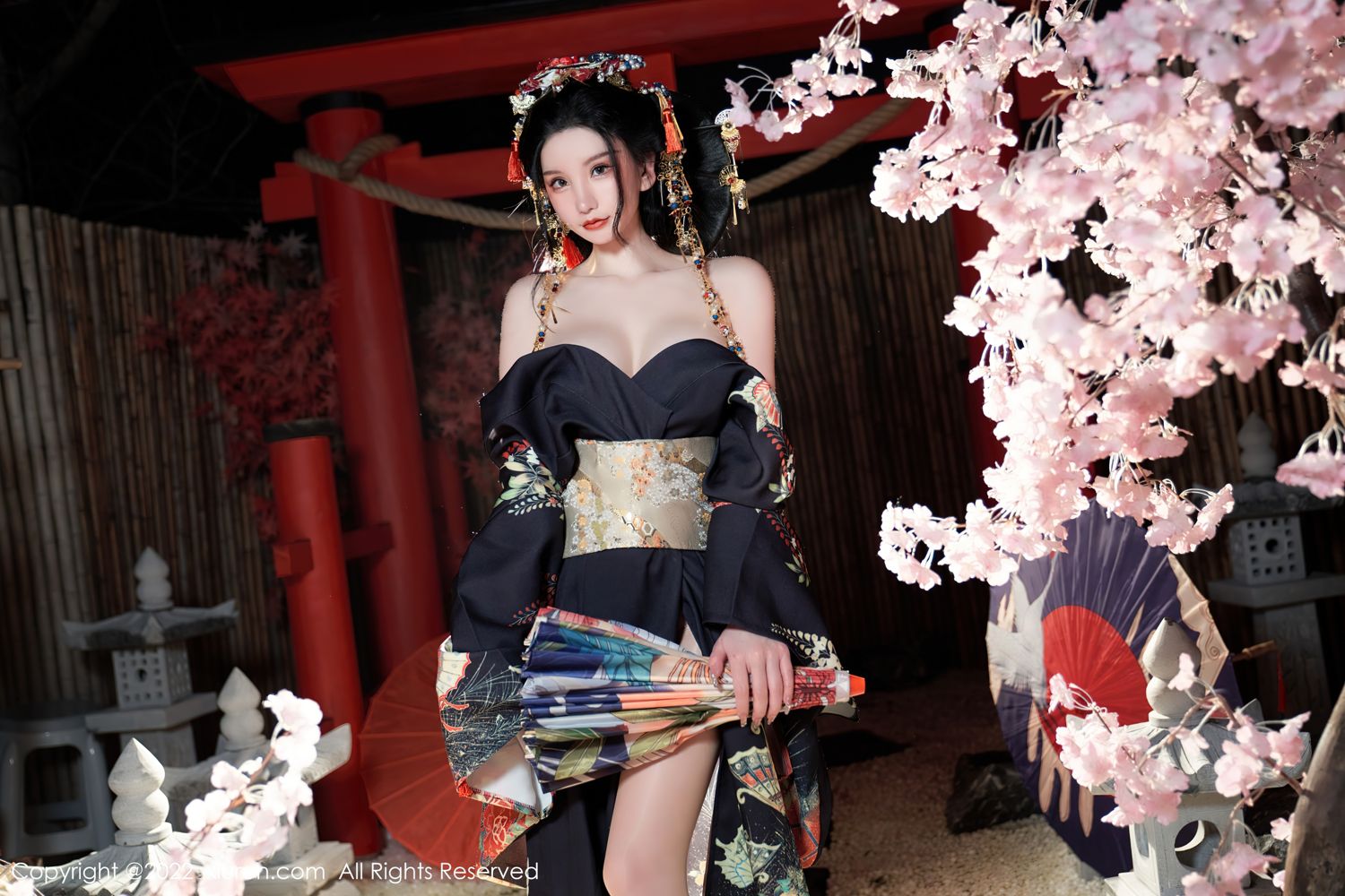 《秀人网 周于希dummy(Dummy Zhou) 和服写真 No.5537》第52张,模特周于希dummy(Dummy Zhou),秀人网,和服主题,全套67张
