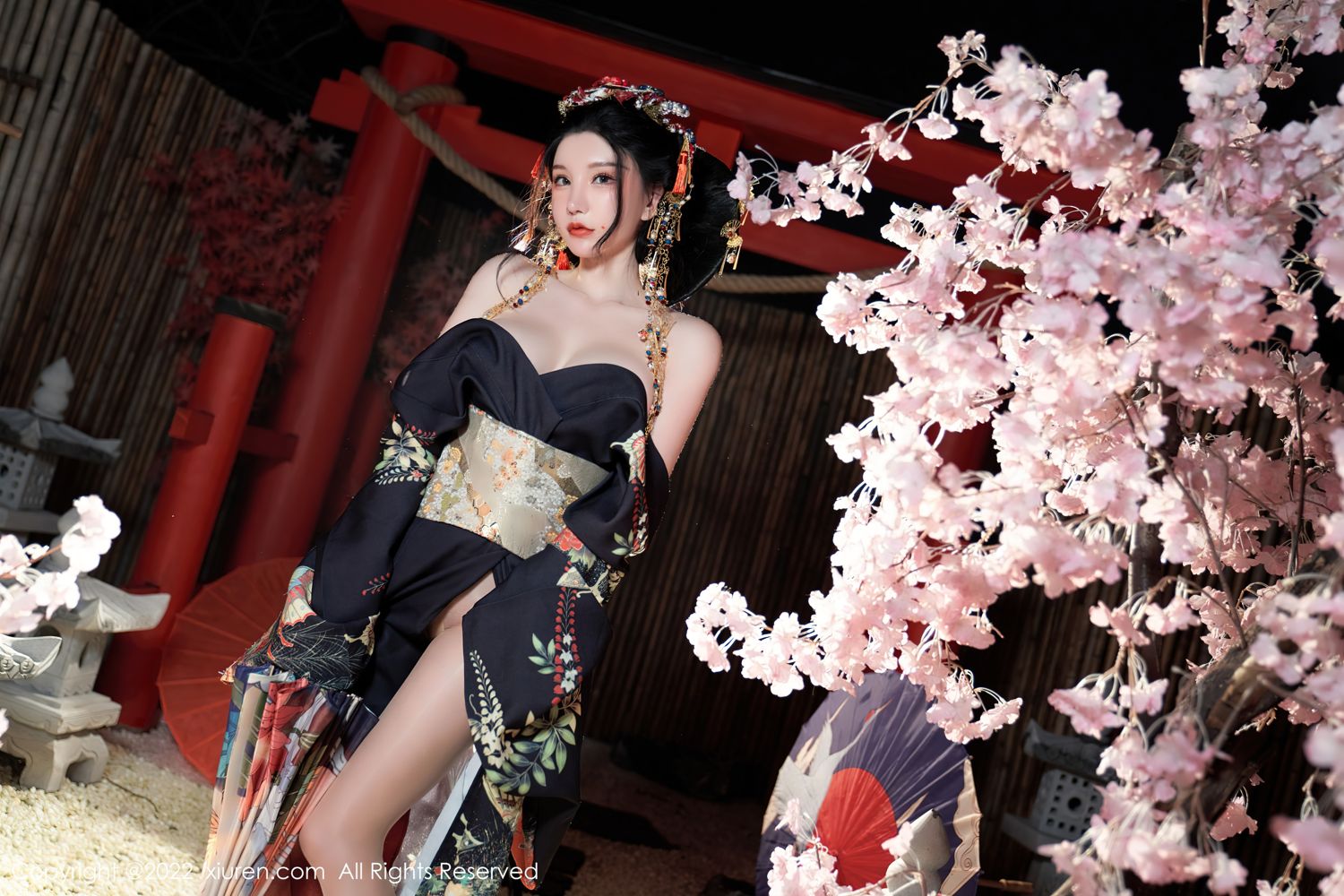 《秀人网 周于希dummy(Dummy Zhou) 和服写真 No.5537》第53张,模特周于希dummy(Dummy Zhou),秀人网,和服主题,全套67张