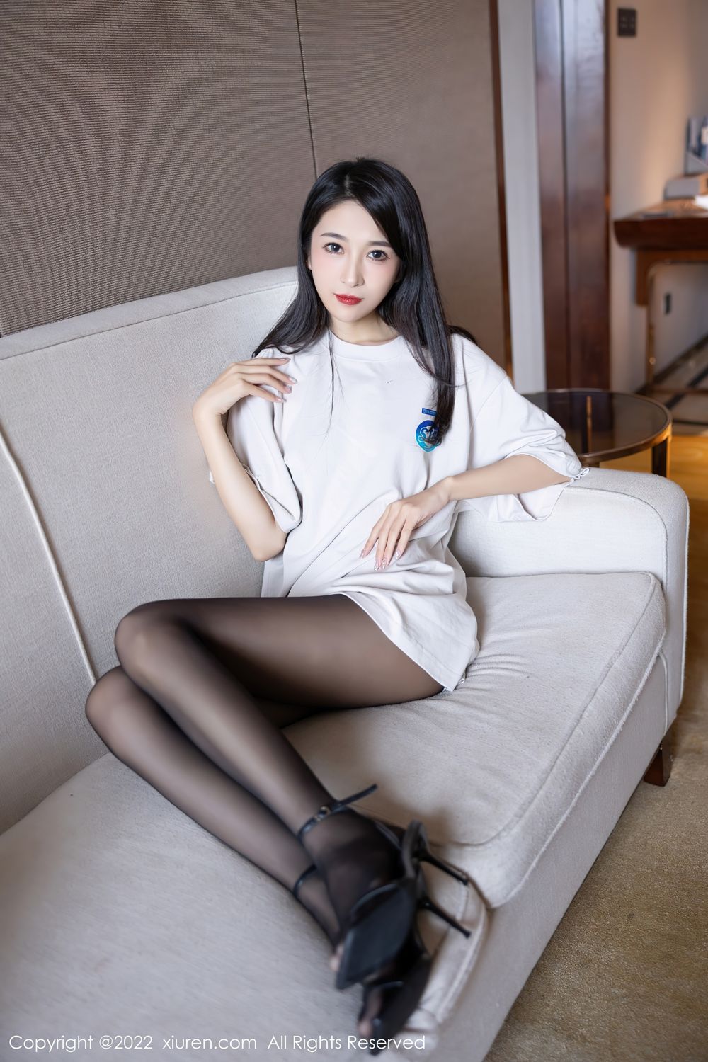 《秀人网 林乐一(Lin Le Yi) 黑丝写真 No.5507》第17张,模特林乐一(Lin Le Yi),秀人网,黑丝主题,全套80张