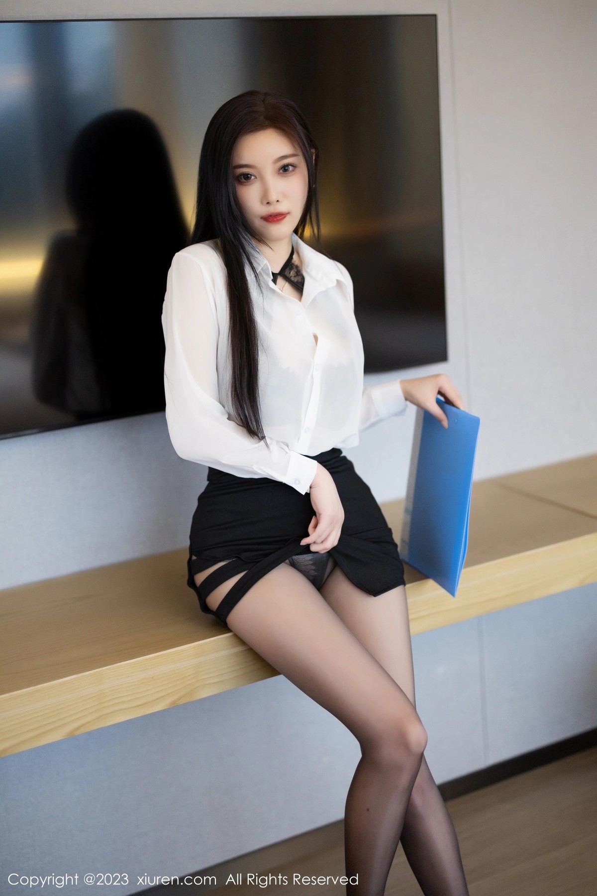 《秀人网 杨晨晨 黑丝写真 No.6511》第18张,模特杨晨晨,秀人网,黑丝主题,全套90张