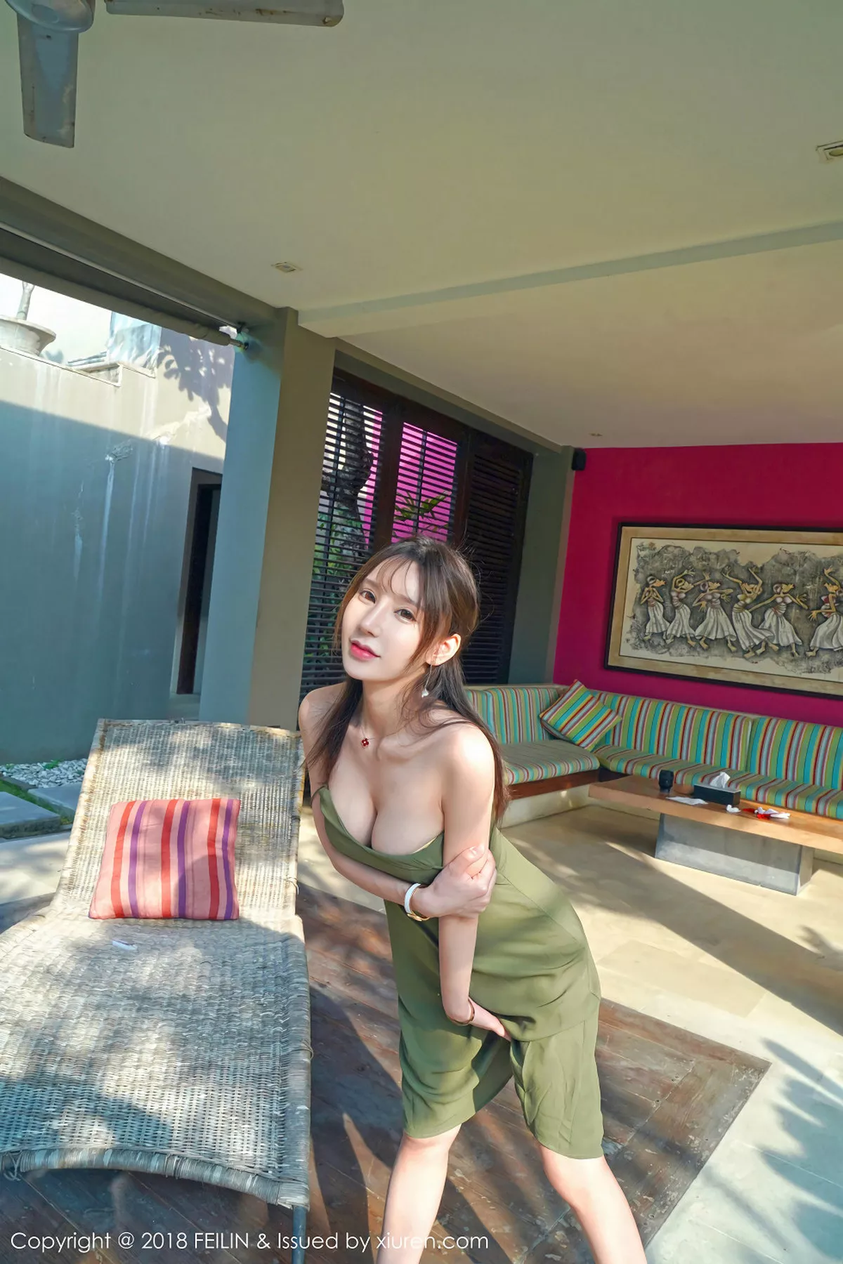 《FeiLin嗲囡囡 周于希 嗲囡囡写真 第144期》第12张，模特周于希，feilin，嗲囡囡主题，全套43张
