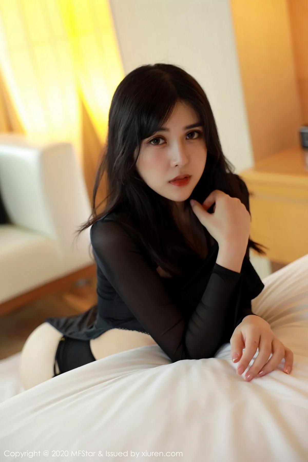 《MFStar模范学院 韩静安 高清写真 第352期》第43张，模特韩静安，mfstar，全套48张