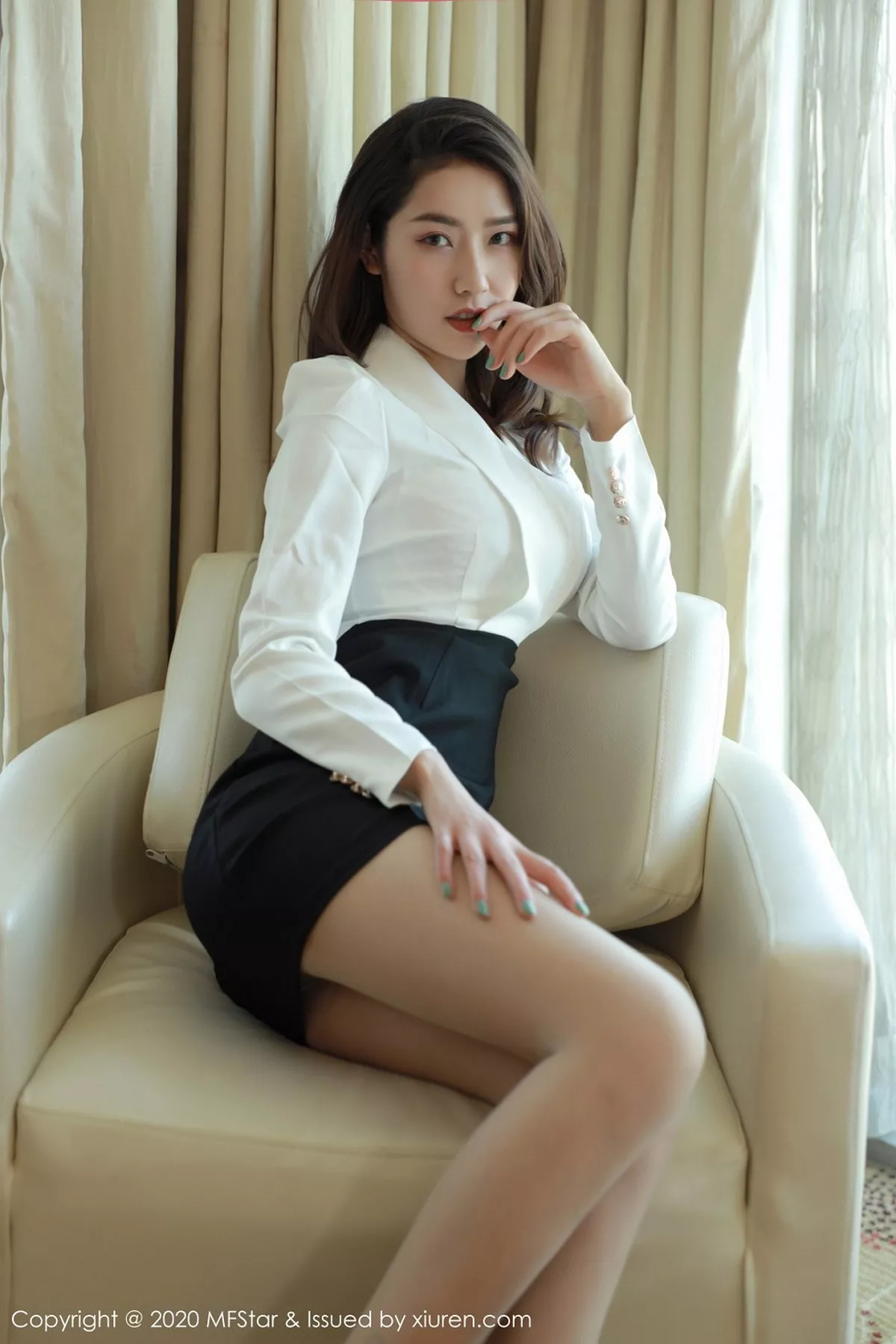 《MFStar模范学院 方子萱 高清写真 第350期》第6张，模特方子萱，mfstar，全套66张