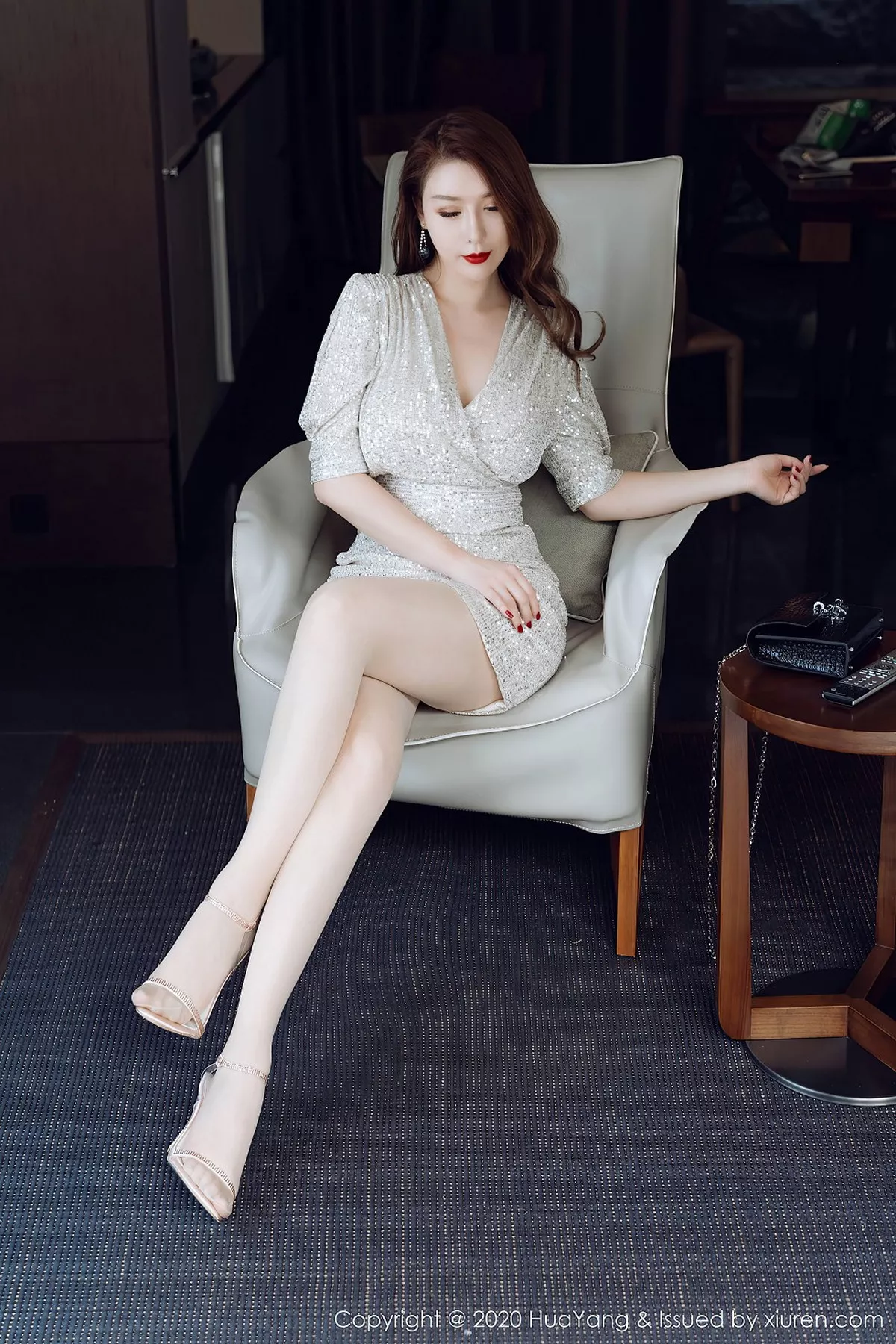 《花漾 尤妮丝 高清写真 第283期》第4张,模特尤妮丝,花漾,全套53张