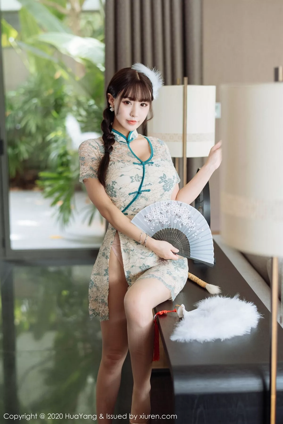 《花漾 朱可儿 高清写真 第256期》第34张，模特朱可儿，花漾，全套56张