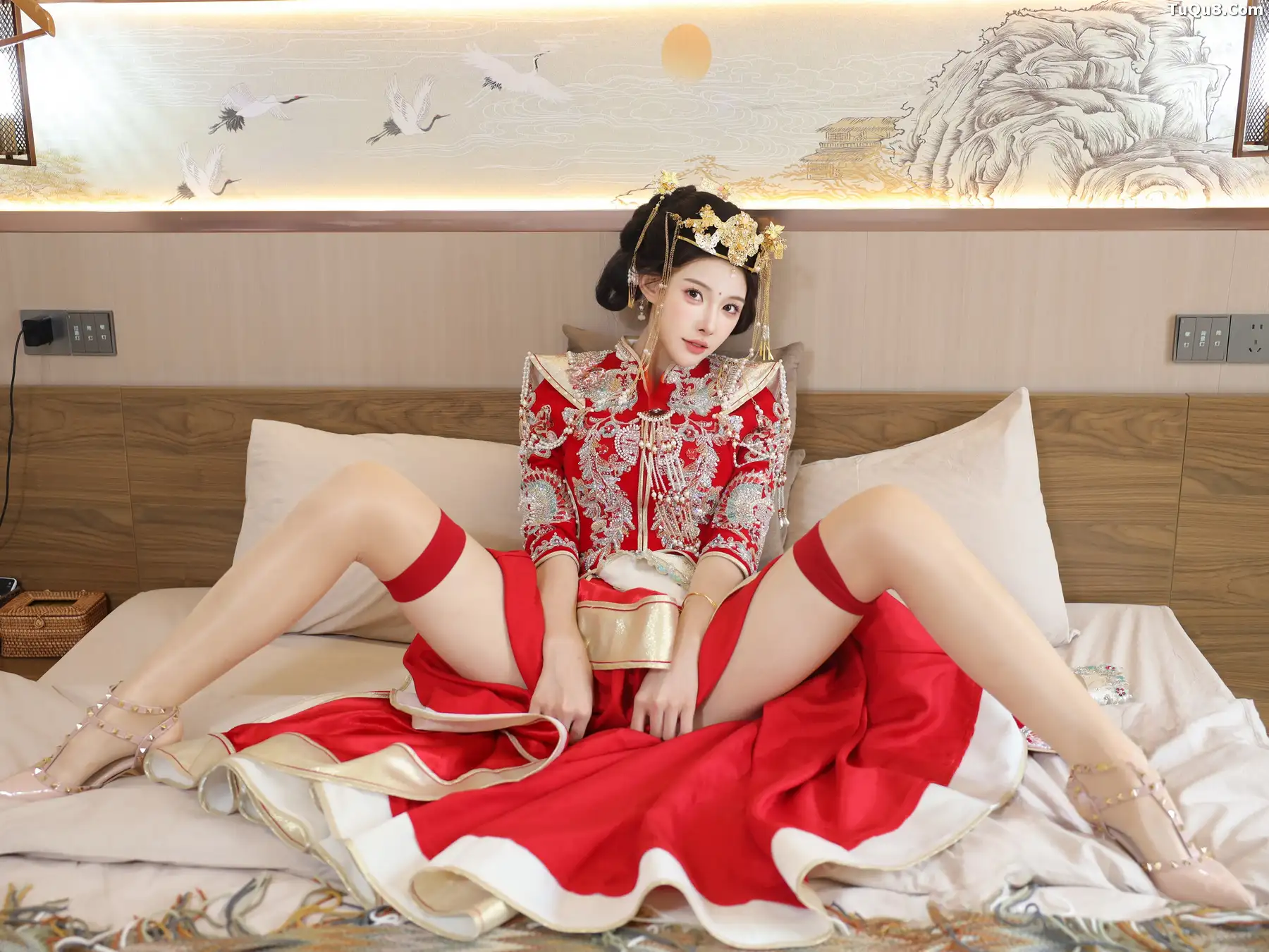 《秀人网 梨霜儿 高清写真》第18张,模特梨霜儿,秀人网,全套91张