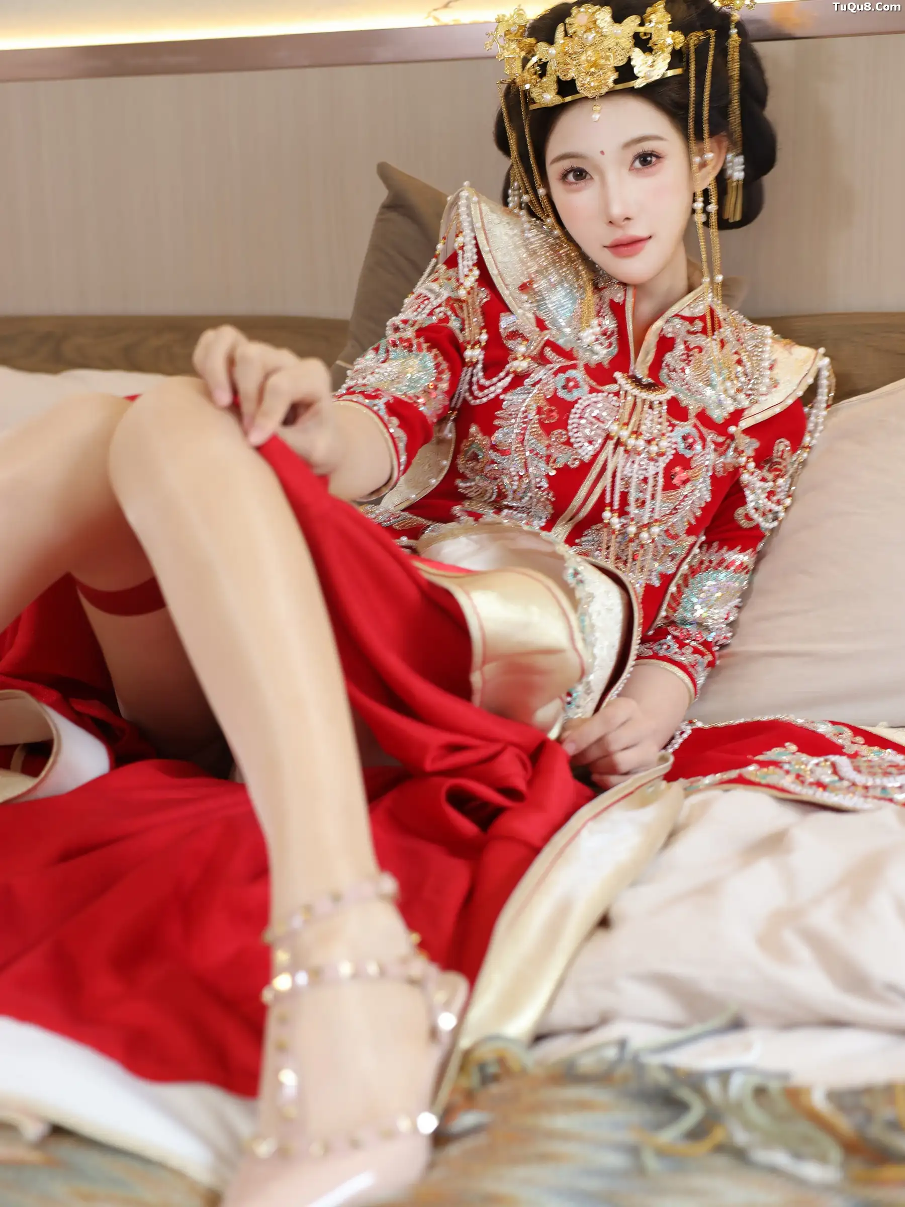 《秀人网 梨霜儿 高清写真》第23张，模特梨霜儿，秀人网，全套91张