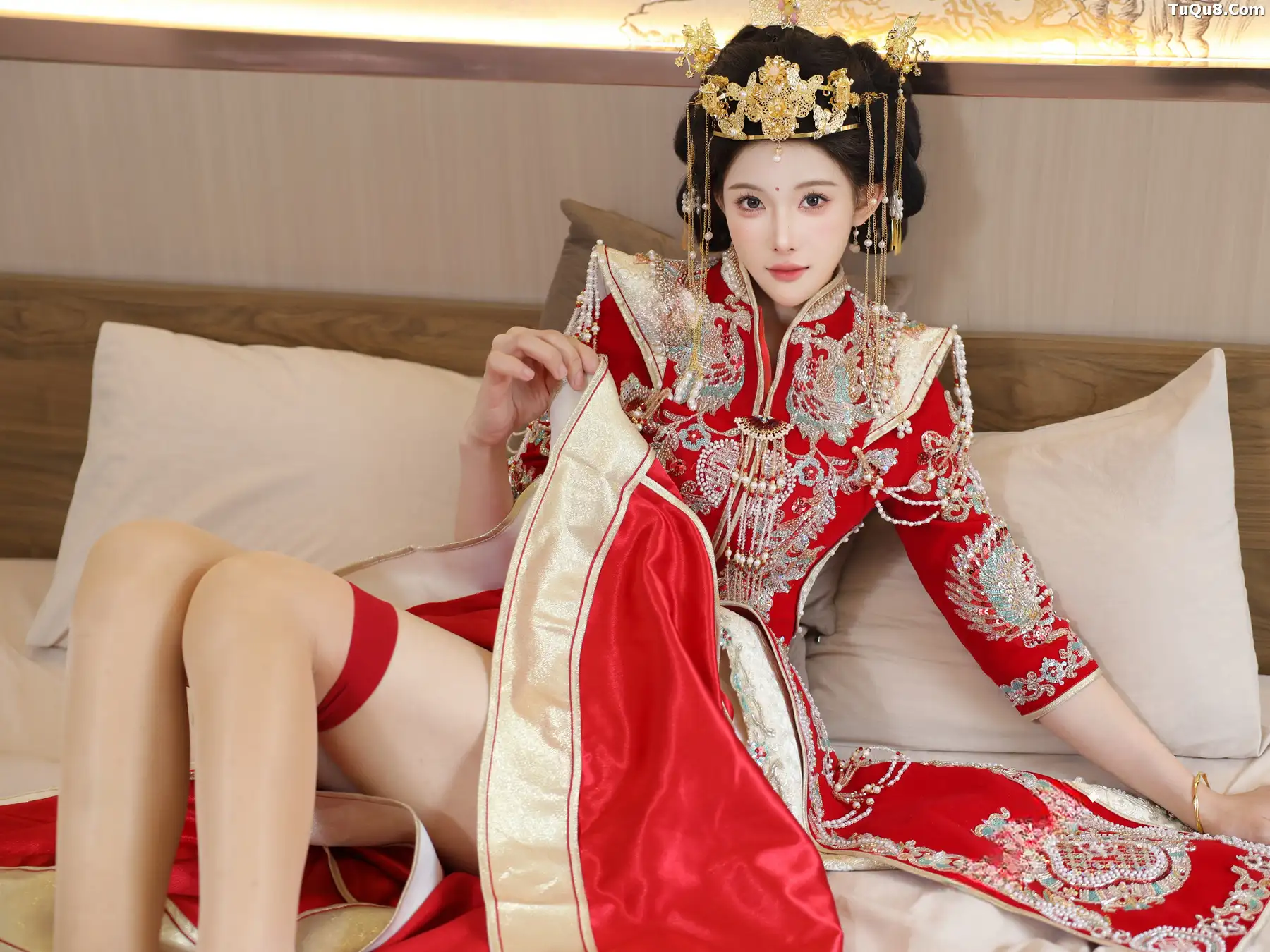 《秀人网 梨霜儿 高清写真》第33张，模特梨霜儿，秀人网，全套91张