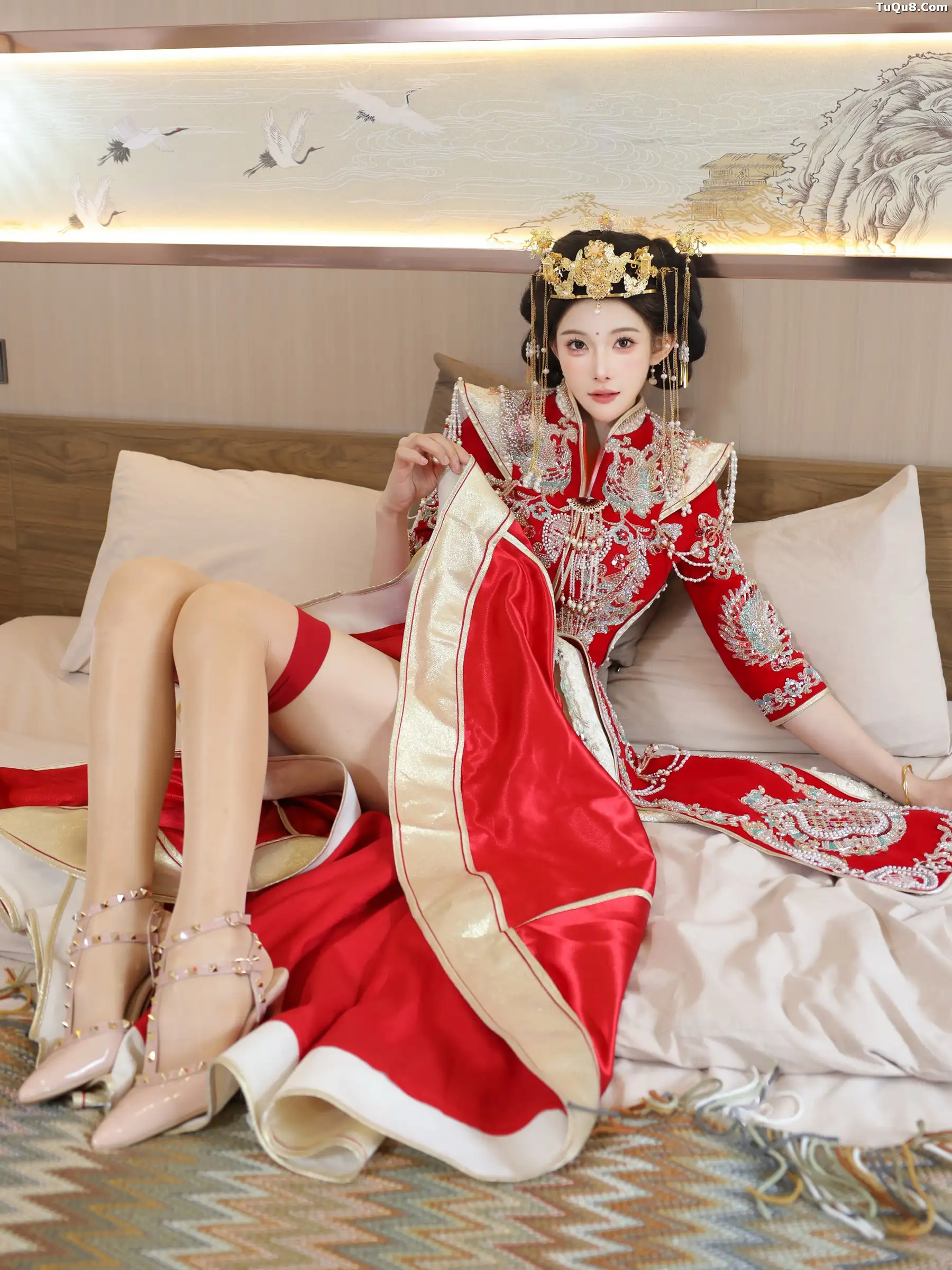 《秀人网 梨霜儿 高清写真》第34张，模特梨霜儿，秀人网，全套91张