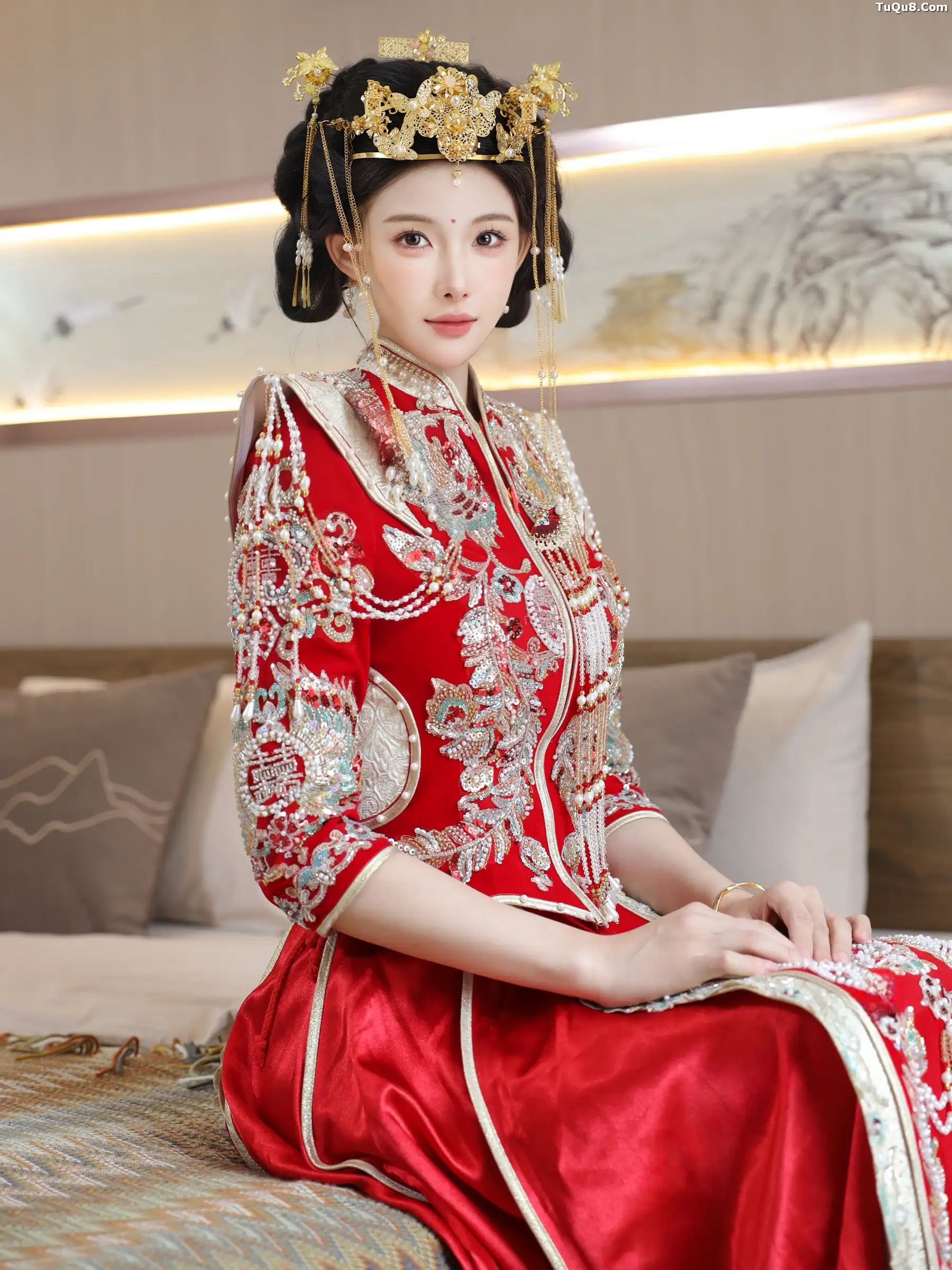 《秀人网 梨霜儿 高清写真》第74张，模特梨霜儿，秀人网，全套91张