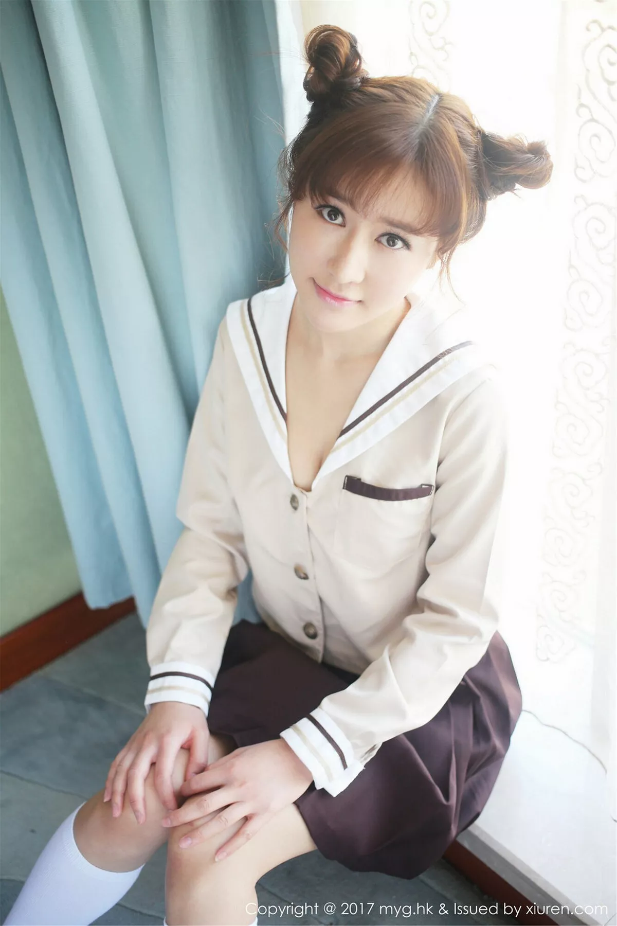 《MyGirl美媛馆 小珂luka 高清写真 第247期》第3张，模特小珂luka，mygirl，全套56张