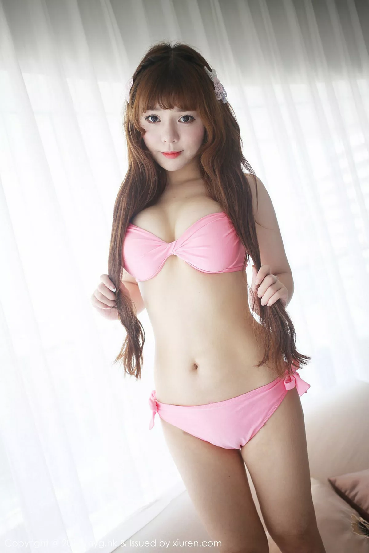 《MyGirl美媛馆 粉芭比 高清写真 第225期》第14张，模特粉芭比，mygirl，全套52张